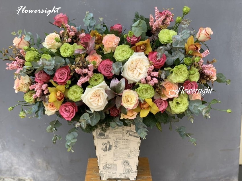 Mẫu hoa cắm tại nhà