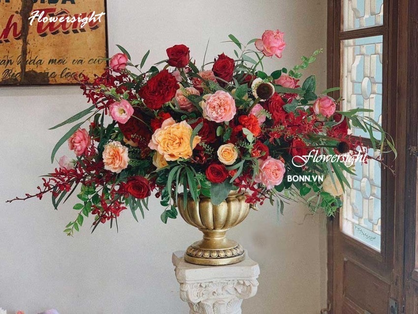 Mẫu hoa cắm tại nhà 5