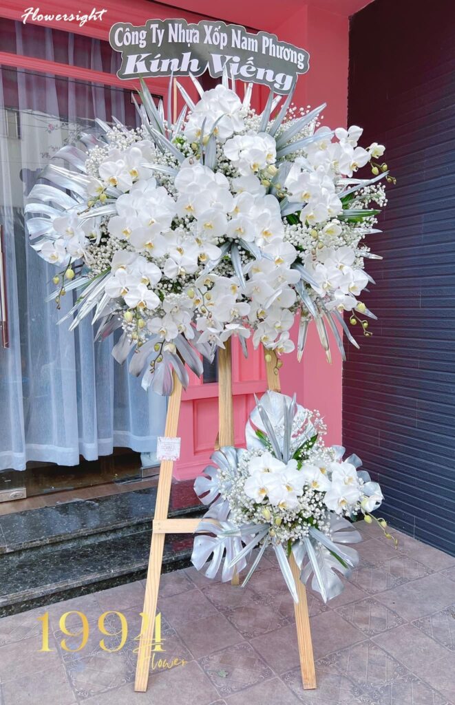 Mẫu hoa chia buồn