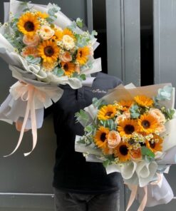 hoa chúc mừng bảo vệ luận văn