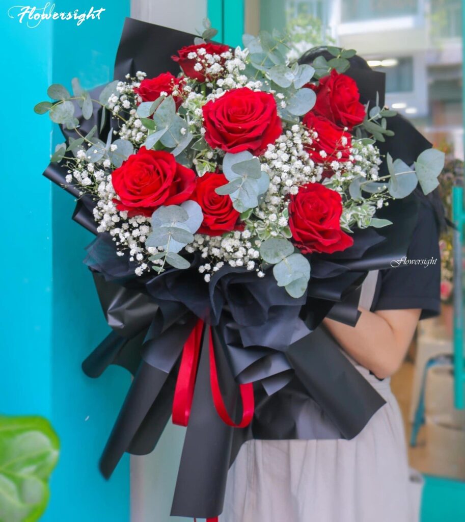 hoa hồng nhung đỏ