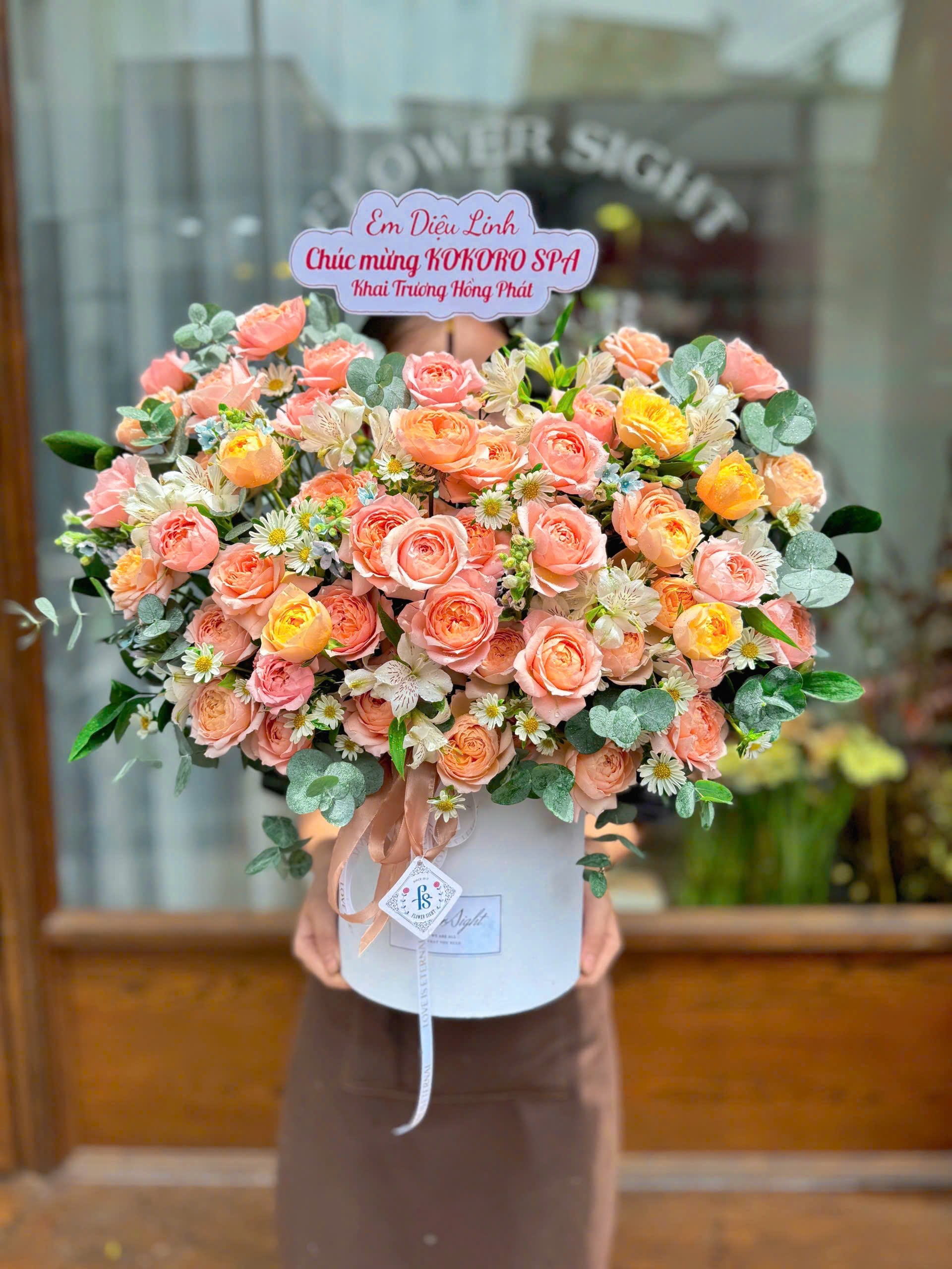 Hộp hoa tươi ngọt ngào