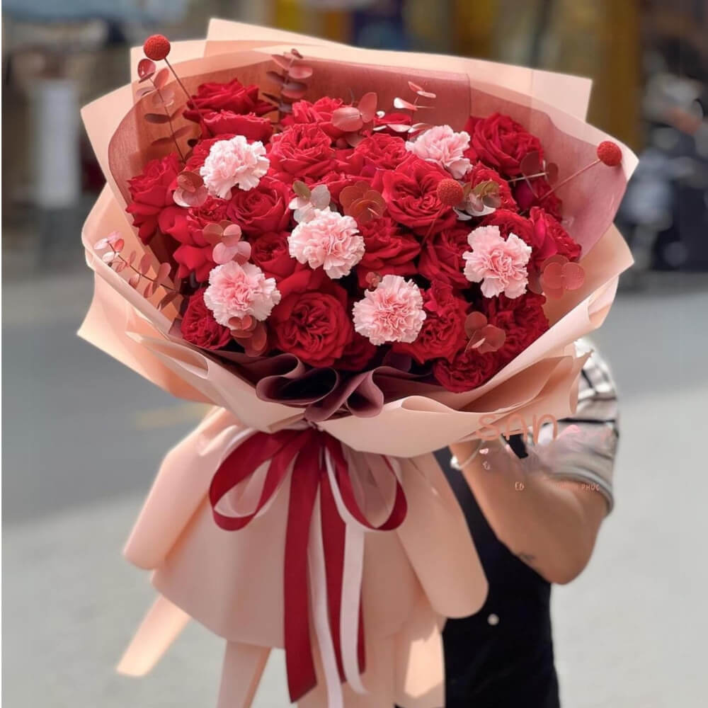 Bó hoa ở tphcm Hạnh phúc tột cùng