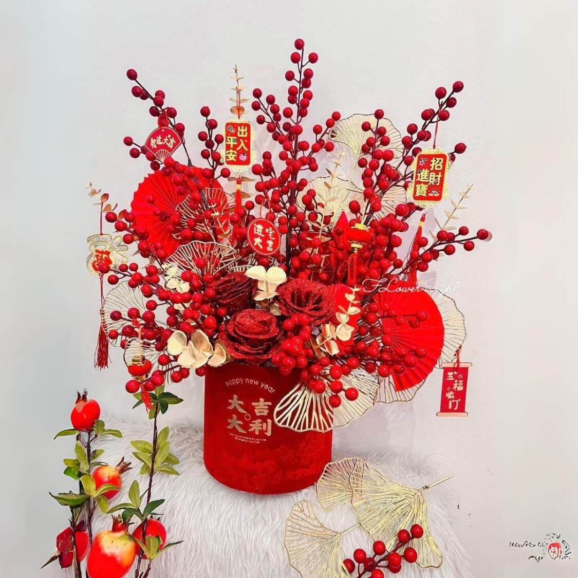 hoa chúc mừng năm mới