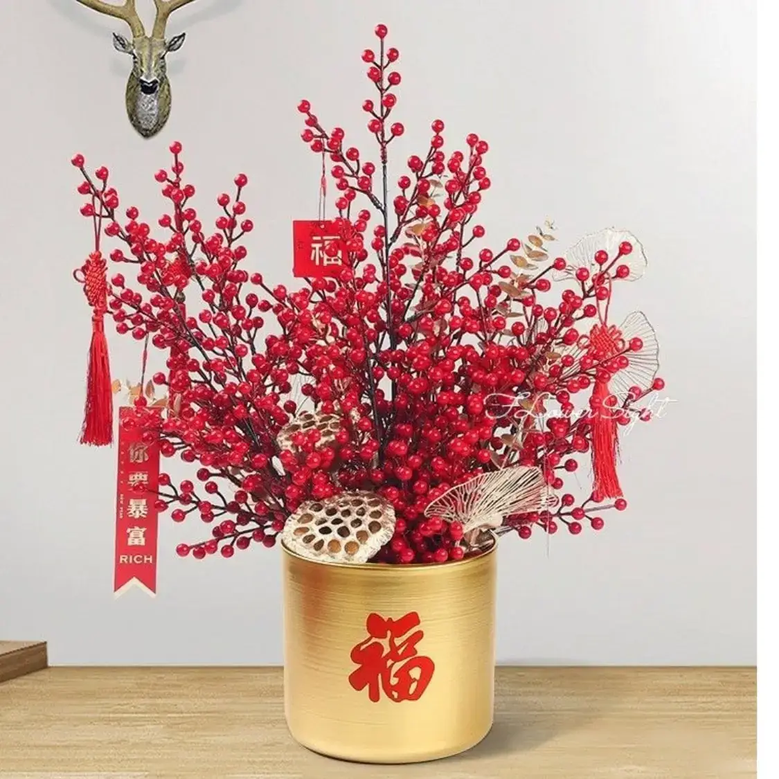 hoa chúc mừng ngày tết "Sắc Xuân Tinh Kỳ"