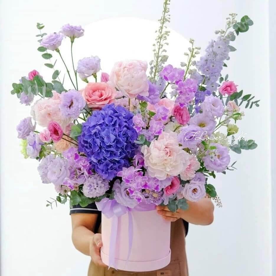 Hộp hoa tươi "Sự kết hợp hoàn hảo"