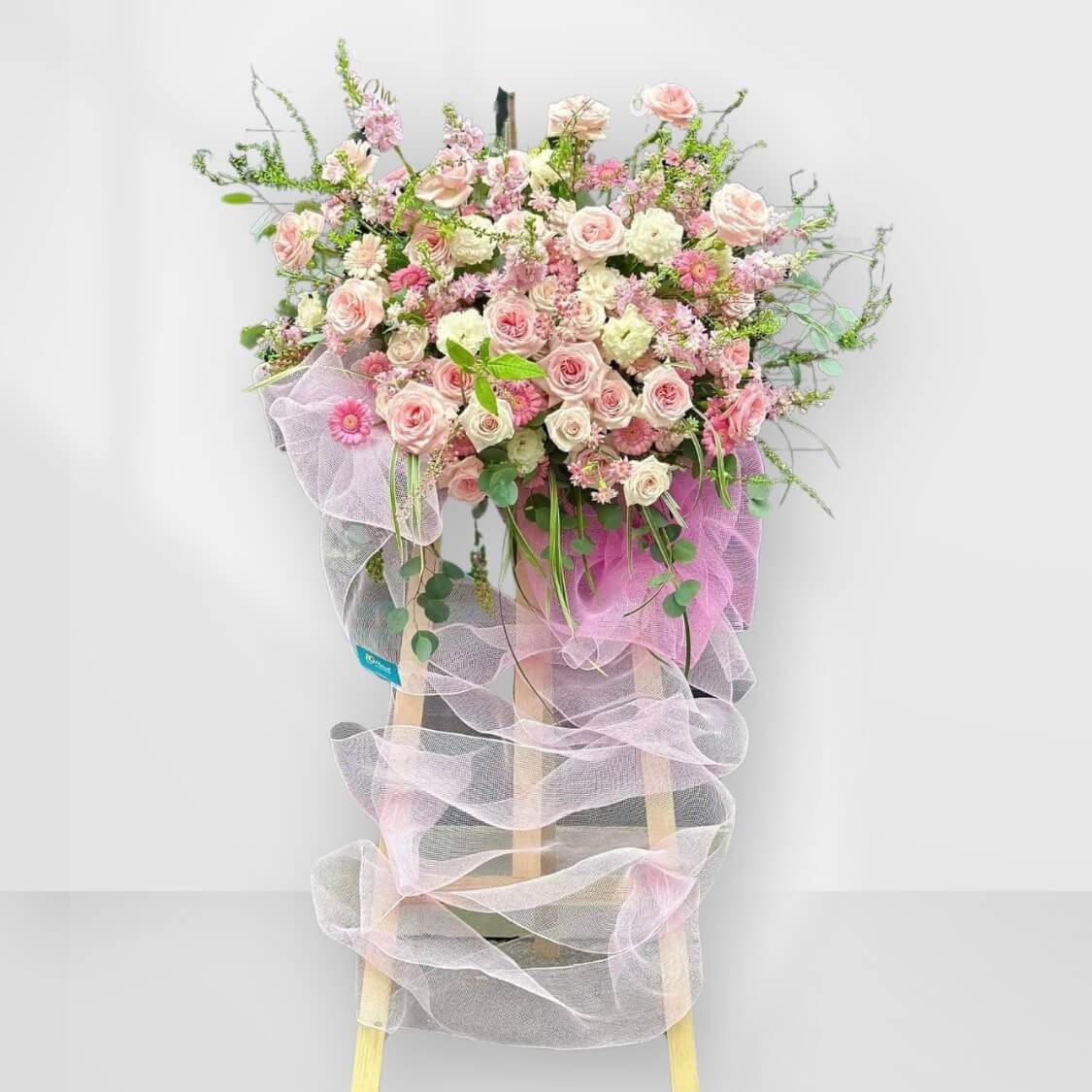 Kệ hoa tươi thuy tinh "Grand Opening Joy"