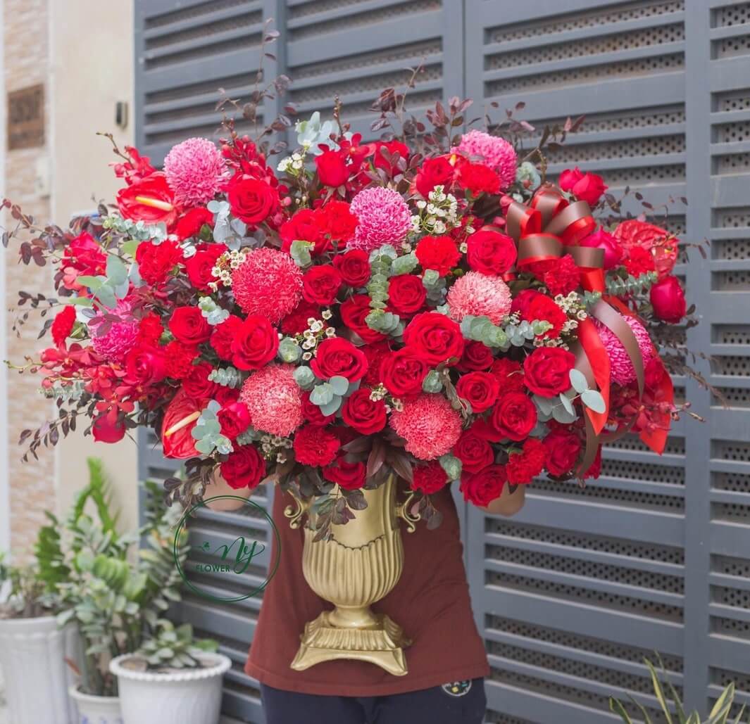 Lẵng hoa Thịnh sự