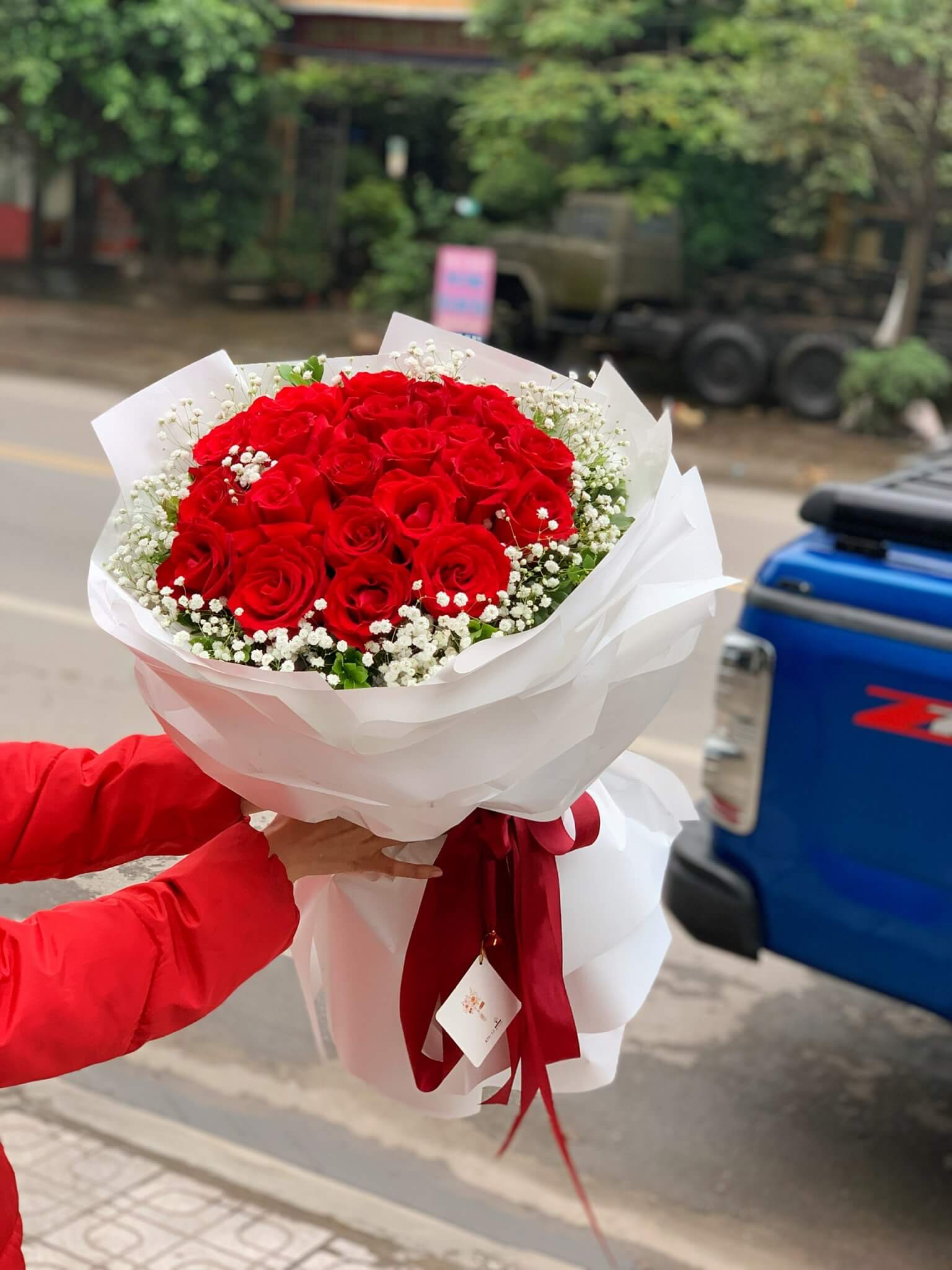 Bó hoa hồng 18 bông