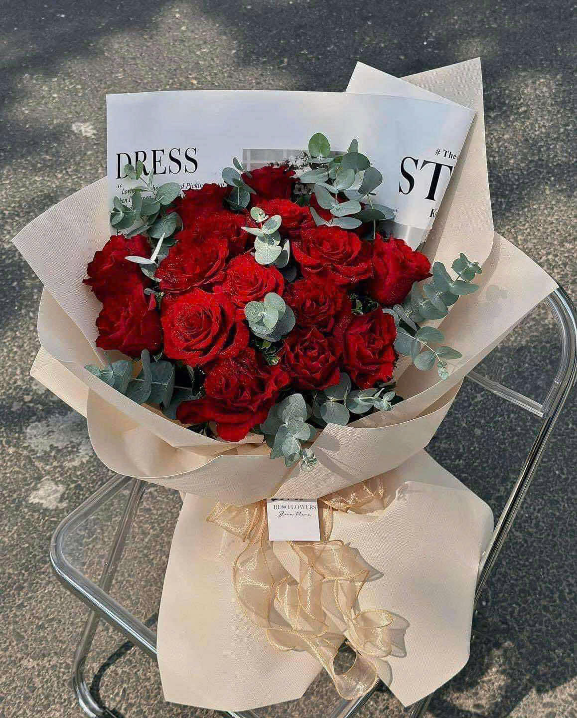 Bó hoa hồng 20 bông đẹp