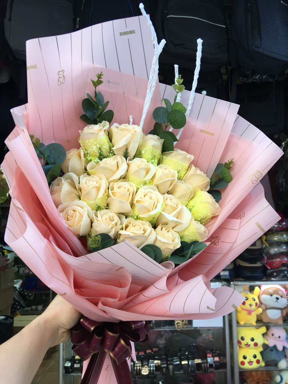 Bó hoa hồng 25 bông