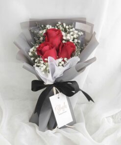 Bó hoa hồng 3 bông