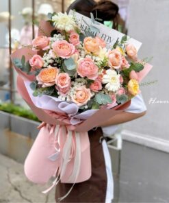 Bó hoa hồng juliet