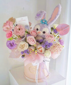 Hoa hồng và gấu bông