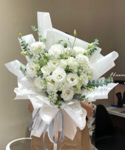 Bó hoa cát tường trắng