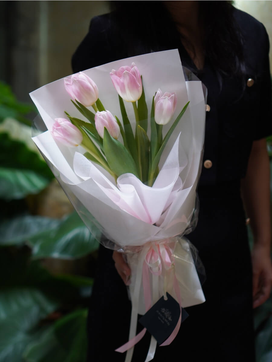 Bó hoa tulip 5 bông