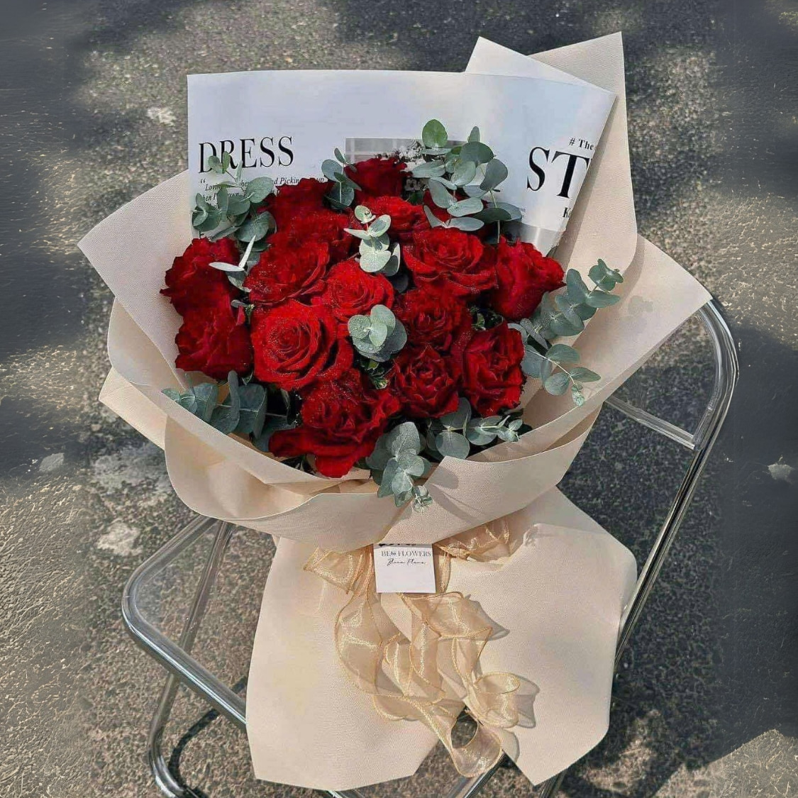 Bó hoa 20 bông hoa hồng