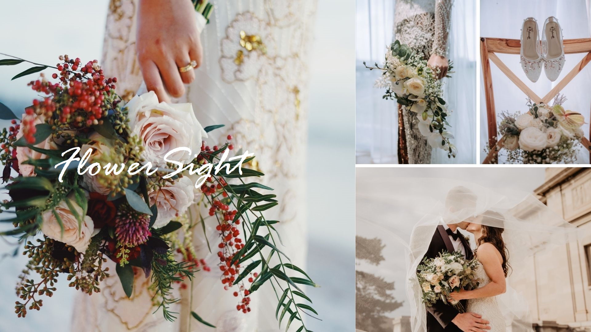 Mẫu hoa cưới vintage