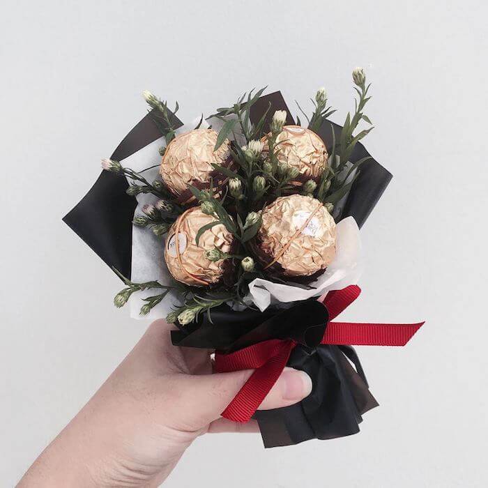 Bó hoa kẹo sinh nhật