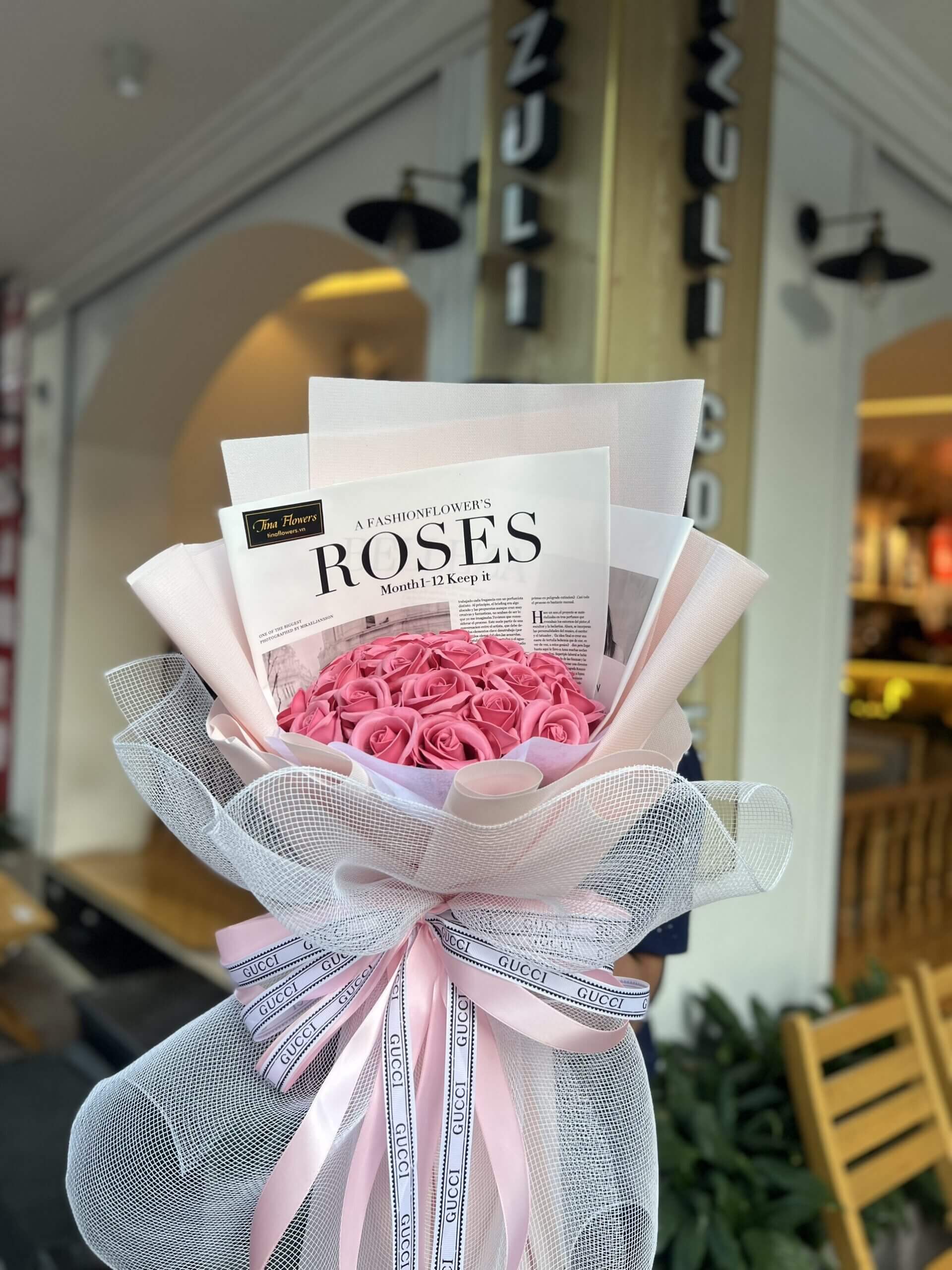 Bó hoa sáp 25 bông