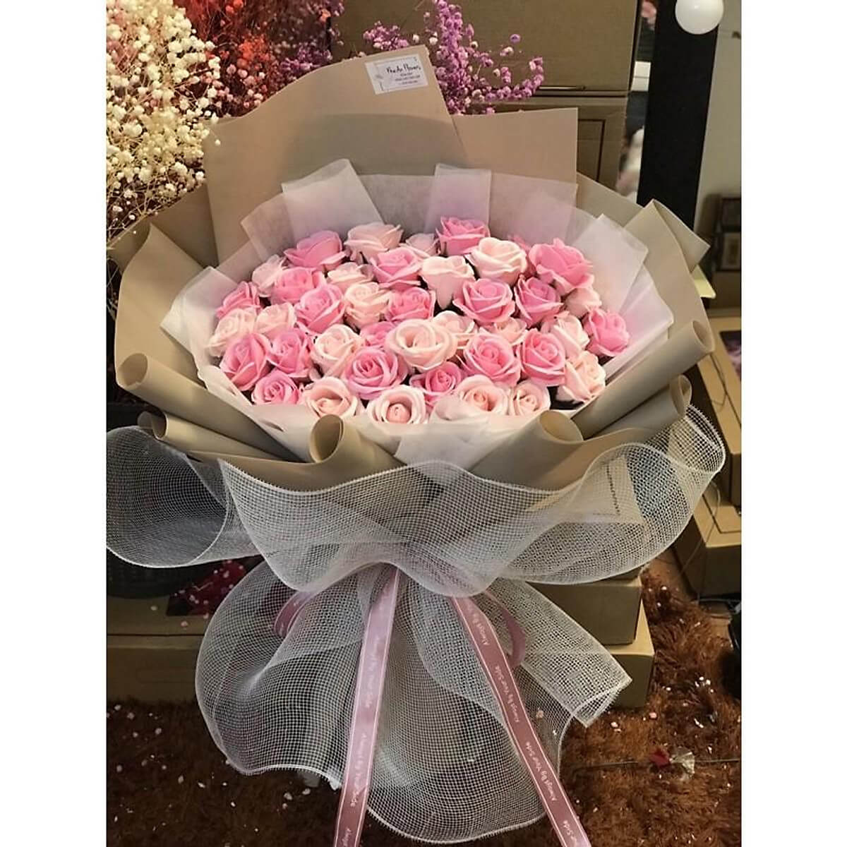 Bó hoa sáp 40 bông