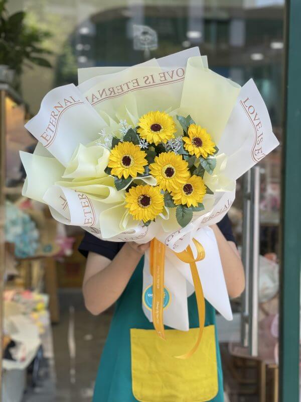 Bó hoa sáp 6 bông