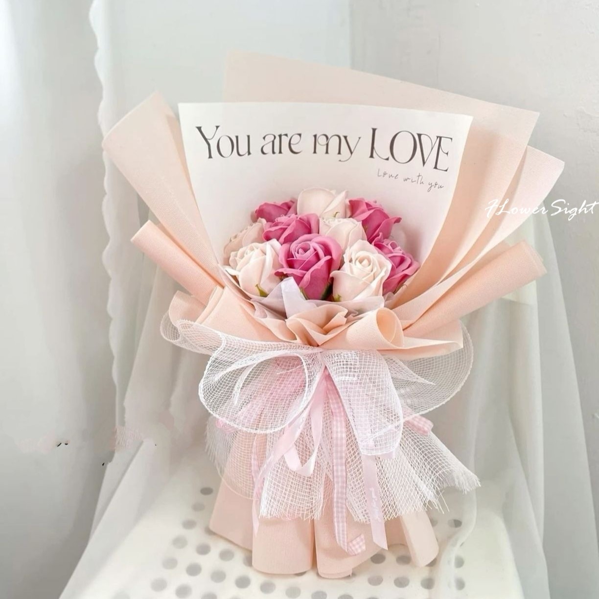 bó hoa sáp 6 bông