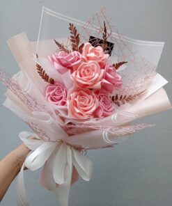 Bó hoa sáp 7 bông