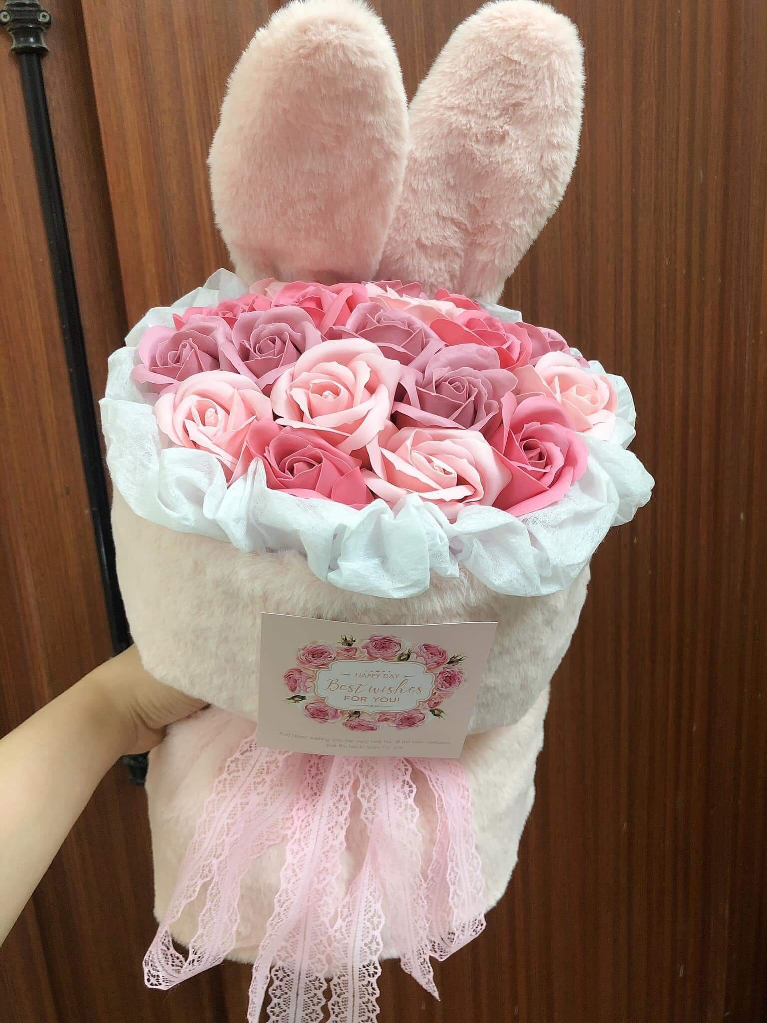 Bó hoa sáp tai thỏ