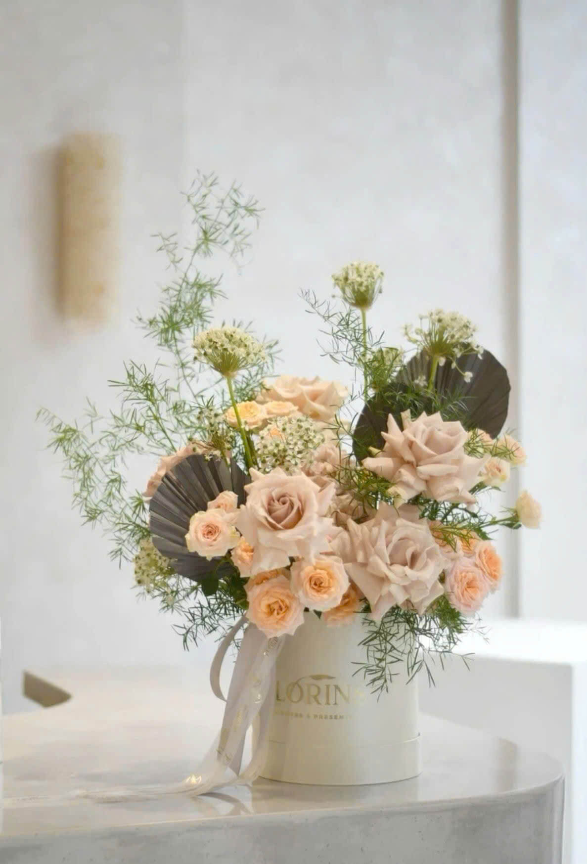 Giỏ hoa nghệ thuật