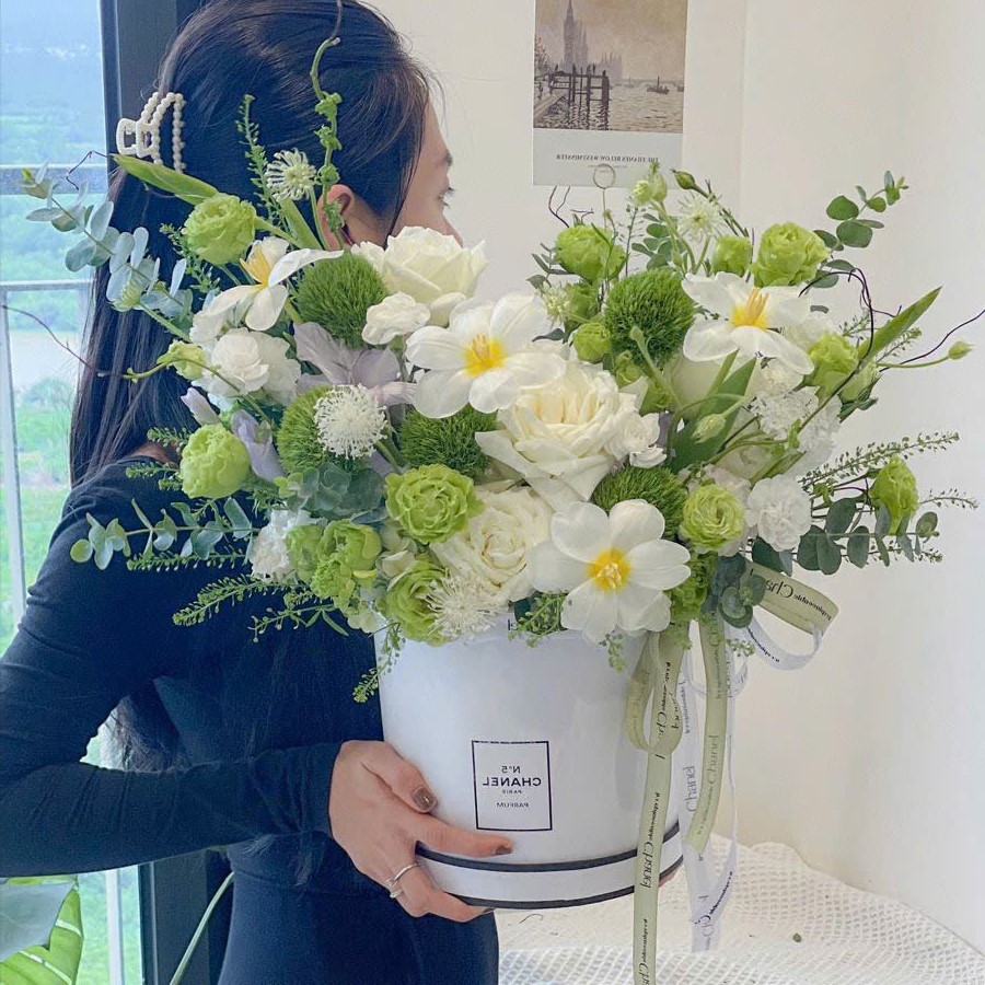 Hoa để bàn spa hoa đẹp