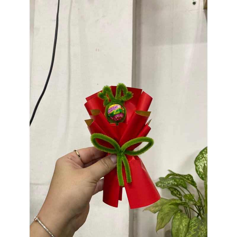 Hoa kẹo mút 1 cái ấn tượng