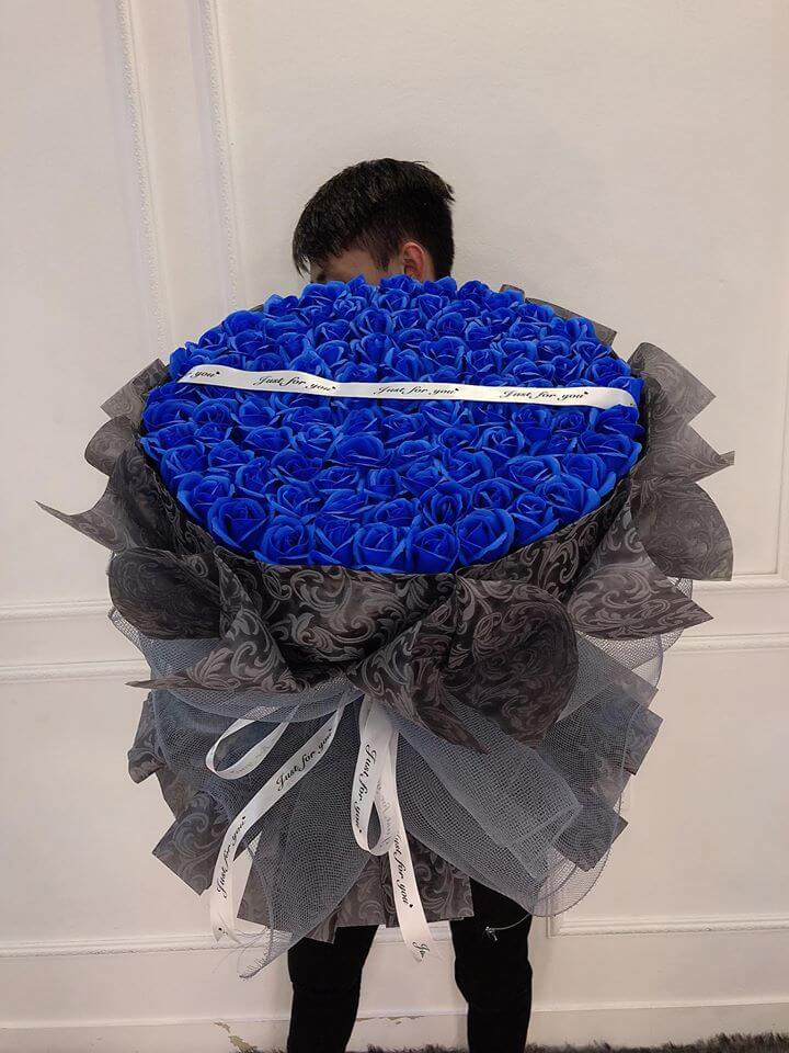 Hoa sáp xanh dương