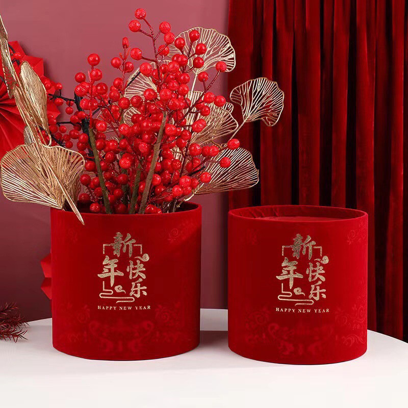 Hộp hoa Tết đẹp