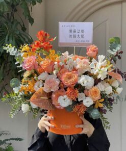 Chậu hoa hồng môn