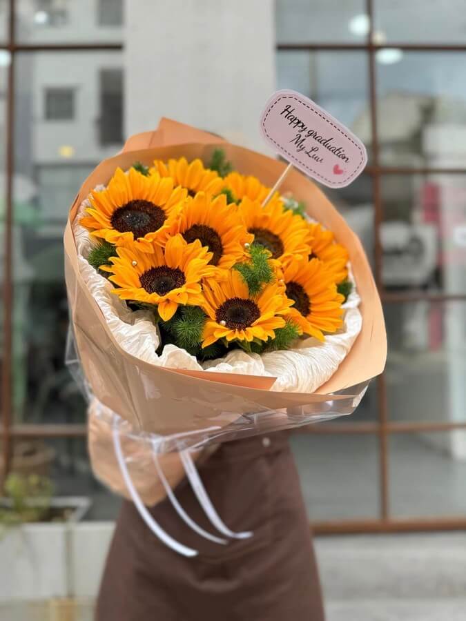 bó hoa hướng dương tặng sinh nhật