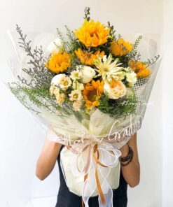 Bó hoa hướng dương tốt nghiệp