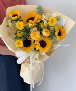 Bó hoa hướng dương tốt nghiệp