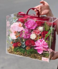 Hộp hoa cúc mẫu đơn