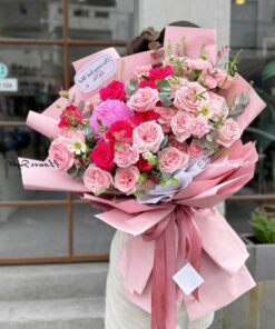 bó hoa hồng ohara hồng