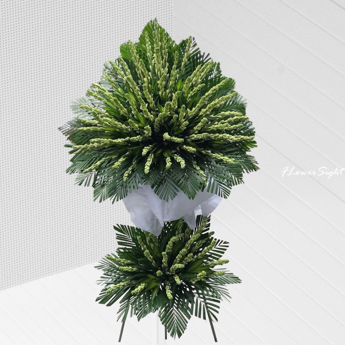 Kệ hoa huệ trắng