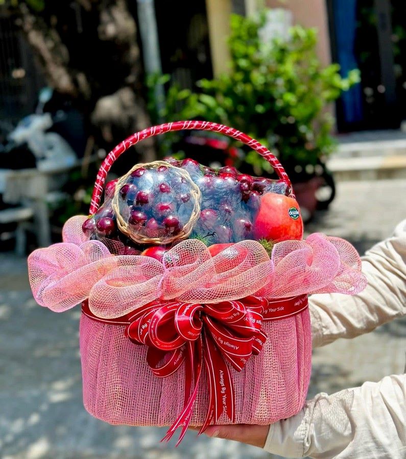 giỏ hoa trái cây