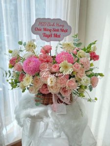 hoa sinh nhật cung xử nữ