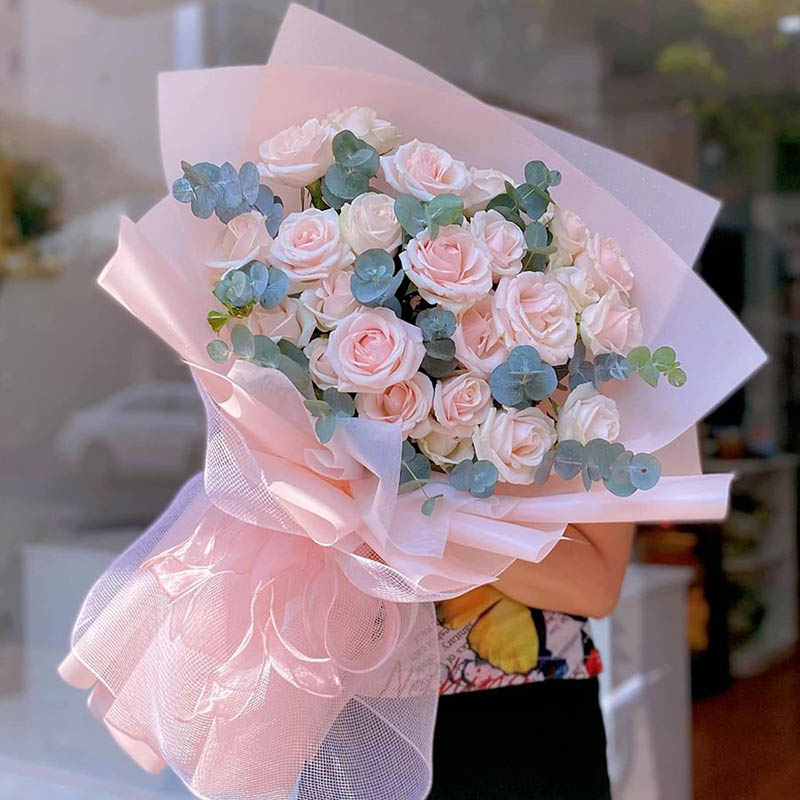 Bó hoa hồng ohara xinh đẹp