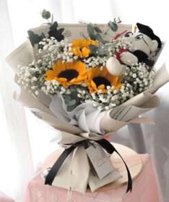 Bó Hoa Gấu Bông Ánh Dương