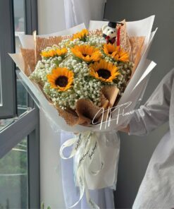 Bó Hoa Gấu Bông Hạ Về