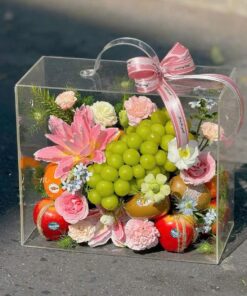 Giỏ Hoa Trái Cây Vị ngọt đôi môi