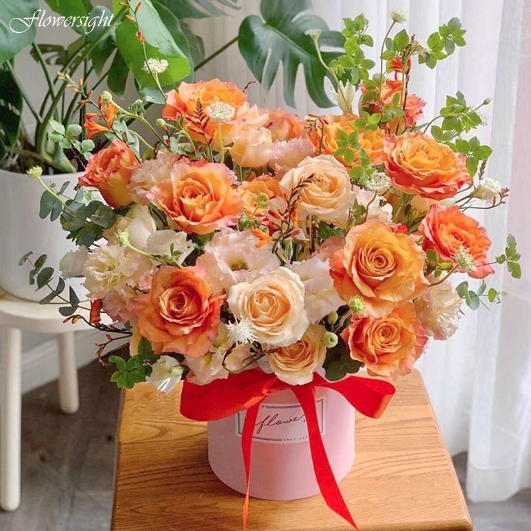 giỏ hoa ngày thơ