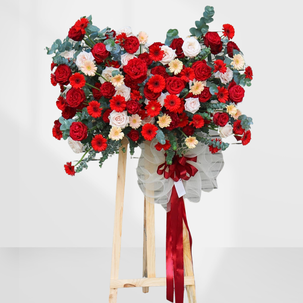 Muôn Sự Tốt Lành HKT-002 - kệ hoa tươi khai trương