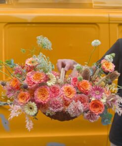 Giỏ hoa tươi Sớm mai yêu đời GH-034